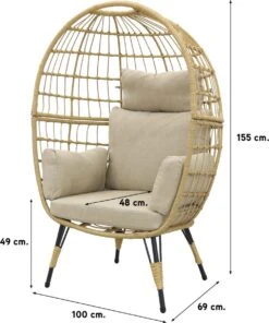 Lola Egg Relaxstoel - Natural Sand - Mand Stoel -Tuinmeubel Winkel 1002x1200 2