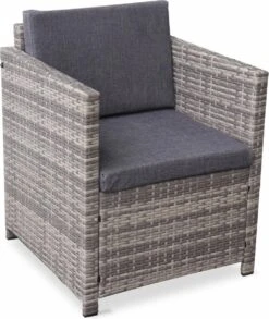 Alice's Garden Loungeset Perugia - 4 Plaatsen - Kleine Tuinset - Wicker - Grijstinten -Tuinmeubel Winkel 1012x1200 1