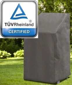 Weersbestendige Beschermhoes Stoel (4 Tot 6 Stapelstoelen) | 66 X 95 X 133/93 Cm (L) | Premium | Waterproof | TÜV Rheinland Gecertificeerd | Hoes Voor Tuin | Waterdicht | Solution Dyed (verkleuring Onmogelijk) | Grijs / Antraciet -Tuinmeubel Winkel 1018x1200