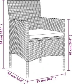 VidaXL 7-delige Tuinset Met Kussens Grijs En Zwart 14 VidaXL 7-delige Tuinset Met Kussens Grijs En Zwart -Tuinmeubel Winkel 1024x1200