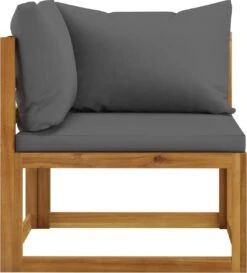 Decoways - 7-delige Loungeset Met Kussens Massief Acaciahout -Tuinmeubel Winkel 1085x1200