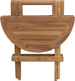 Picknicktafel Rond - Bijzettafel Voor Buiten - - Inklapbare Picknicktafel - Kleine Klaptafel Met Handvat - 50cm -Tuinmeubel Winkel 1110x1200