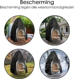 Beschermhoes Hangstoel Egg - Waterproof - Universeel Model - Hoes Van Egg Chair - Waterdichte Beschermer Voor Egg Stoel Met Standaard -Tuinmeubel Winkel 1118x1200