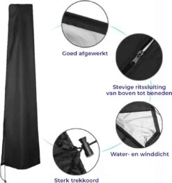 Merkloos Parasolhoes Met Rits En Trekkoord – Beschermhoes Voor Zweefparasol & Staande Parasol – Waterdicht Afdekhoes – Hoes Voor Hangparasol – Inclusief Opberghoes – Zwart - 205 Cm 10 Merkloos Parasolhoes Met Rits En Trekkoord – Beschermhoes Voor Zweefparasol & Staande Parasol – Waterdicht Afdekhoes – Hoes Voor Hangparasol – Inclusief Opberghoes – Zwart - 205 Cm -Tuinmeubel Winkel 1130x1200 1