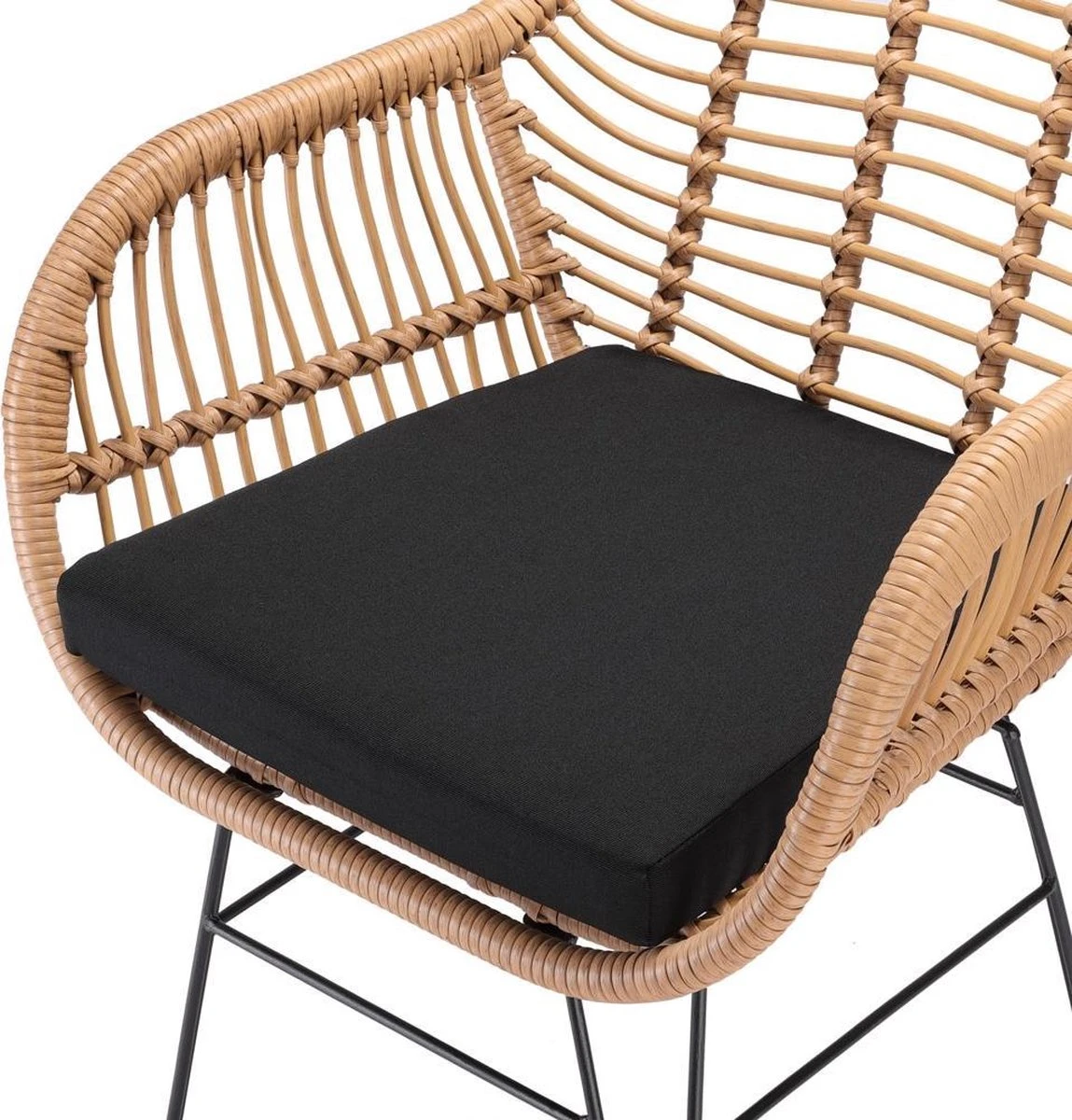 Casaria Polyrotan Kuipstoel Bali - Met Kussens – 2 Stuks 7 Casaria Polyrotan Kuipstoel Bali - Met Kussens – 2 Stuks - Afbeelding 7