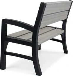 Keter Montero Tuinbank – 2-personen - 120x61x91cm - Grafiet -Tuinmeubel Winkel 1161x1200