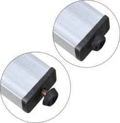 Casaria Polyrattan Tuinbank – 2 Zits UV-bestendig - Zwart -Tuinmeubel Winkel 1175x1200