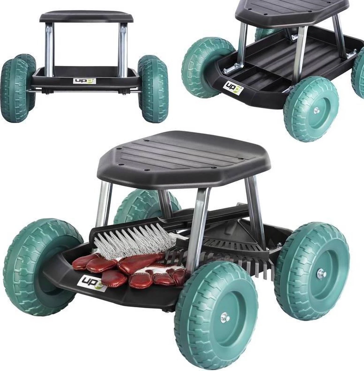 UPP Tuinkruk Met Wielen 4 UPP Tuinkruk Met Wielen - Afbeelding 4