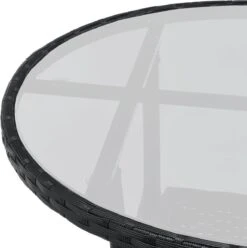 Polyrotan Balkonset - Bayamo - 3-delig - Zwart 20 Polyrotan Balkonset - Bayamo - 3-delig - Zwart -Tuinmeubel Winkel 1195x1200 2