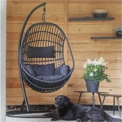 Hangstoel Sturdy Frame Zwart -Tuinmeubel Winkel 1199x1200 2