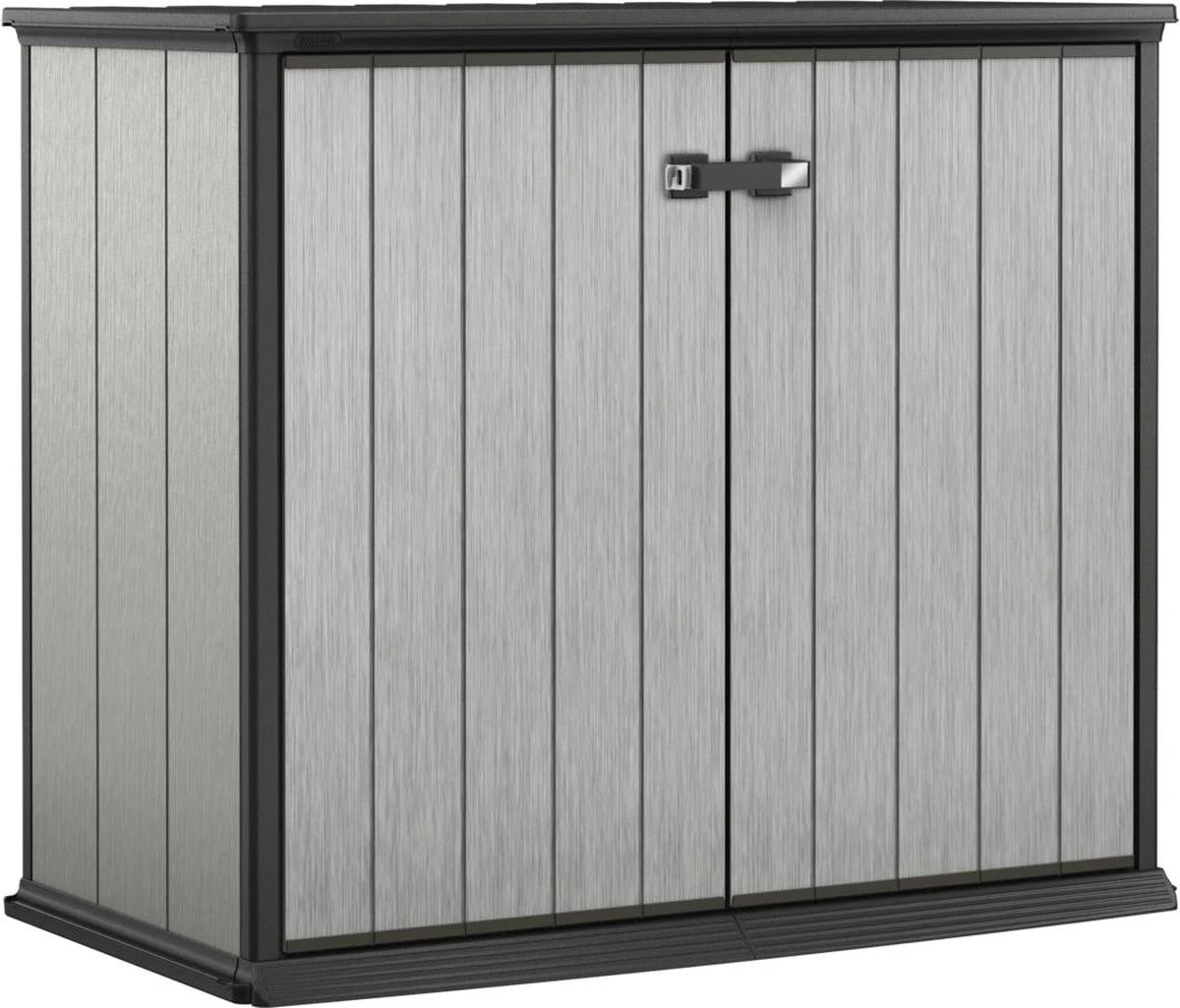 Keter Patio Store Opbergkast - 139,5x77x120cm - Grijs 1 Keter Patio Store Opbergkast - 139,5x77x120cm - Grijs