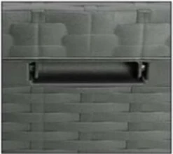 Verrijdbare Tuinkussen Opbergbox - Rattan Look - Zwart - 350 Liter -Tuinmeubel Winkel 1200x1071 2