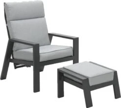 Garden Impressions Max Verstelbare Stoel + Voetenbank