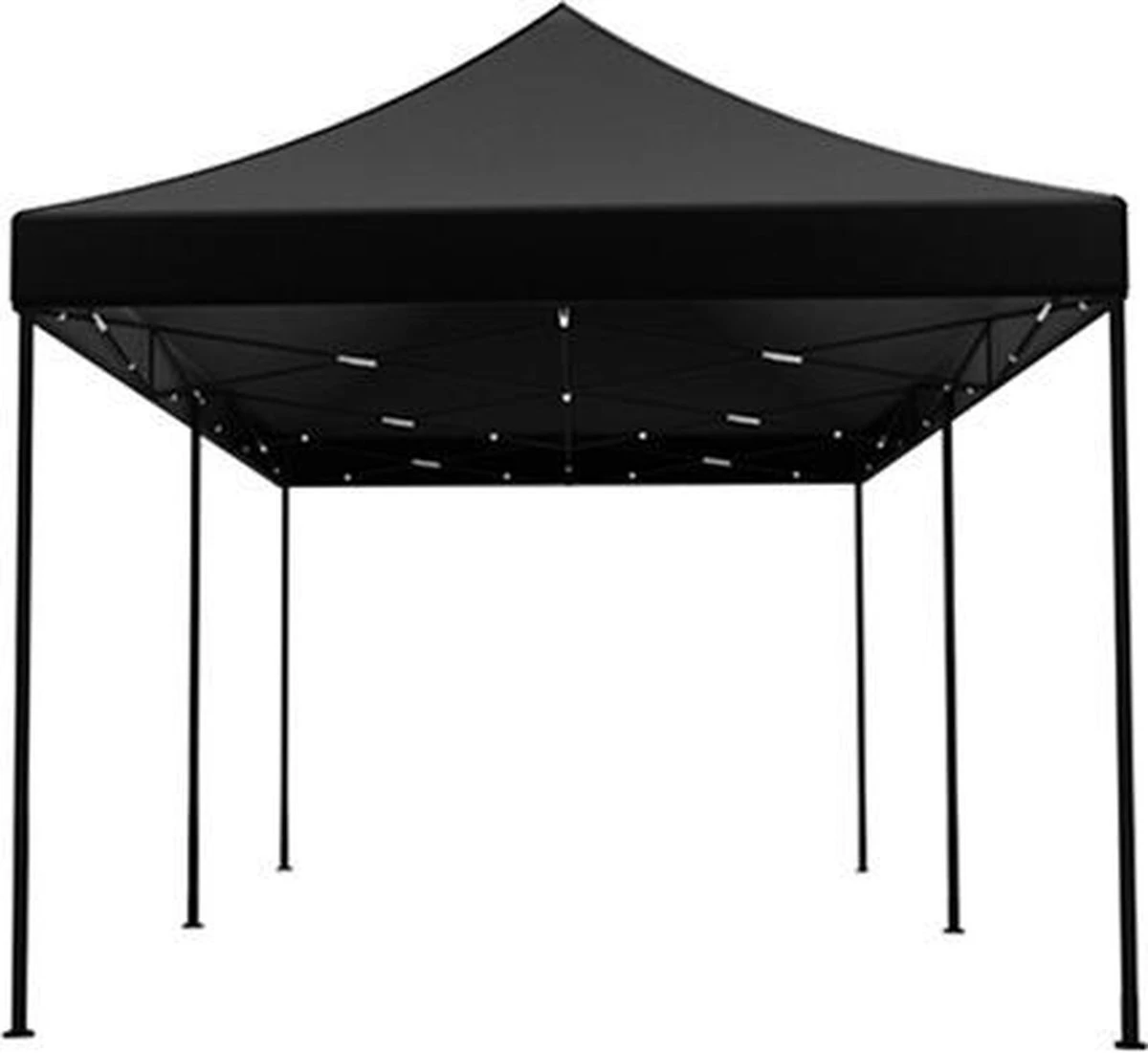 Easy Up 3x6m Zwart Luxe Partytent Opvouwbaar 4 Easy Up 3x6m Zwart Luxe Partytent Opvouwbaar - Afbeelding 4