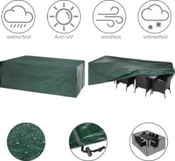 Kingsleeve Tuinmeubelhoes - Beschermhoes - Weerbestendig -308x138x89cm - Groen 21 Kingsleeve Tuinmeubelhoes - Beschermhoes - Weerbestendig -308x138x89cm - Groen -Tuinmeubel Winkel 1200x1104