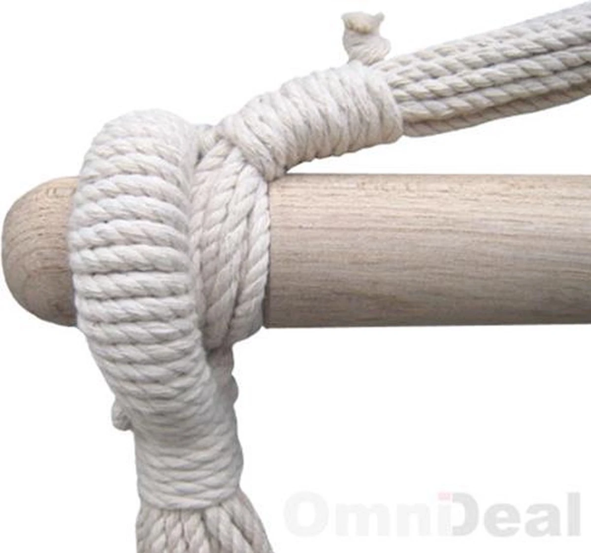 XXL 2 Persoons Hangstoel 185x130 - Zit Hangmat Met Spreidstok Tot 150 Kg - Binnen En Buiten 10 XXL 2 Persoons Hangstoel 185x130 - Zit Hangmat Met Spreidstok Tot 150 Kg - Binnen En Buiten - Afbeelding 10