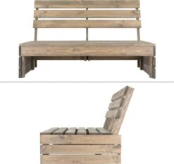 Pro Garden Palletbank - 120 Cm - 2-zits -Tuinmeubel Winkel 1200x1130 1