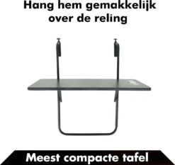 Balkontafel Inklapbaar – Zwart – 60 X 60 X 70 Cm – Hout Balkontafeltje Hangend Balkonbar Balkontafels Opklapbaar Hangtafel Balcony Table – Ophangbaar Voor Aan Het Balkon – Vouwtafel Wandtafel Inklapbare Tafel – Bijzettafel – Buiten Tafeltje Klaptafel -Tuinmeubel Winkel 1200x1133 3