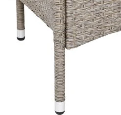 Casaria Tuinbank Polyrattan - 2-Zits Incl.Tafel - Weerbestendig Beige -Tuinmeubel Winkel 1200x1141 1