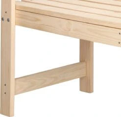 Merkloos Springos Tuinbank | Tuinbankje | Zitbank Buiten | Naaldhout | 119 X 78 X 45 Cm | Licht -Tuinmeubel Winkel 1200x1162 1