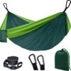 Fuegobird Hangmat Dubbele En Enkele Draagbare Hangmat Met Boomtouwen, Lichtgewicht Nylon Parachute-hangmatten Camping