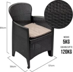 Pro Garden - Tuinset 5-delig Met Kussens -Tuinmeubel Winkel 1200x1174 1