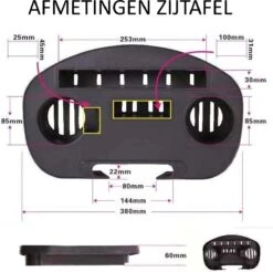 Brulo - Ligstoel Tuin - Ligstoelen - Strandstoel Opvouwbaar - Tuinstoel - Incl Tafel En Hoofdkussen -Tuinmeubel Winkel 1200x1197 8