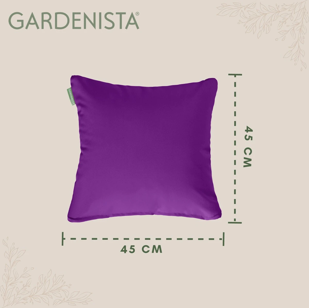 Gardenista Sierkussens - Hollow Fibre Gevuld 45cm Binnenkussen - Tuinkussens Voor Binnen En Buiten - Kussentjes Woonkamer 6 Gardenista Sierkussens - Hollow Fibre Gevuld 45cm Binnenkussen - Tuinkussens Voor Binnen En Buiten - Kussentjes Woonkamer - Afbeelding 6
