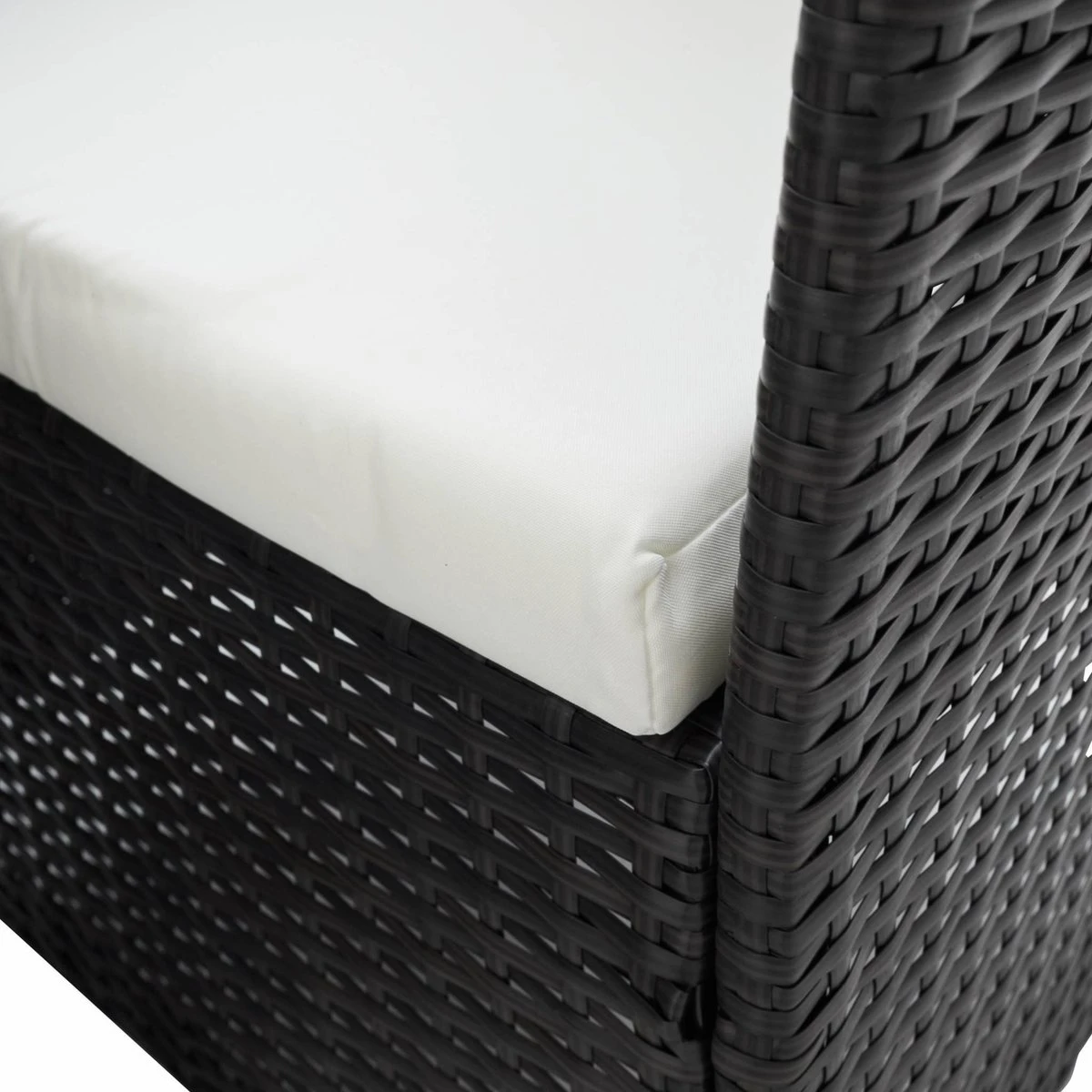 Alice's Garden Tuinset Tavola 6 - 150x90x74 - 6 Plaatsen - Wicker - Bruin/Ecru 3 Alice's Garden Tuinset Tavola 6 - 150x90x74 - 6 Plaatsen - Wicker - Bruin/Ecru - Afbeelding 3