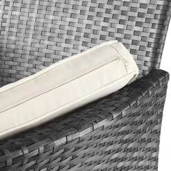 Casaria Polyrattan Tuinbank - Incl. Tafel & Kussens 7 Cm - Grijs 19 Casaria Polyrattan Tuinbank - Incl. Tafel & Kussens 7 Cm - Grijs -Tuinmeubel Winkel 1200x1200 106