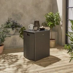 Alice's Garden Balkonset Doppio - 2 Stoelen - Inschuifbaar - Wicker - Grijs -Tuinmeubel Winkel 1200x1200 1070