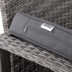 Casaria Polyrattan Loungeset – 2 Stoelen 1 Bank 1 Tafel - Antraciet -Tuinmeubel Winkel 1200x1200 1170