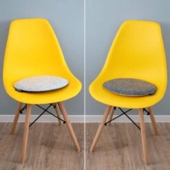 30mm Vilten Zitkussen Rond - Ø 35cm Stoelkussen Stoelpad Zacht 2-kleurig Grijs -Tuinmeubel Winkel 1200x1200 1249