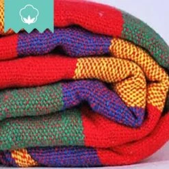 Dubbele Hangmat Rood Met Spreidstok - 1 Of 2 Persoons - Lig Oppervlak 190x150cm - Lengte 260cm -Tuinmeubel Winkel 1200x1200 1310