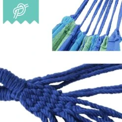 Dubbele Hangmat Blauw - 1 Of 2 Persoons - Lig Oppervlak 190x150cm - Lengte 260cm -Tuinmeubel Winkel 1200x1200 1360