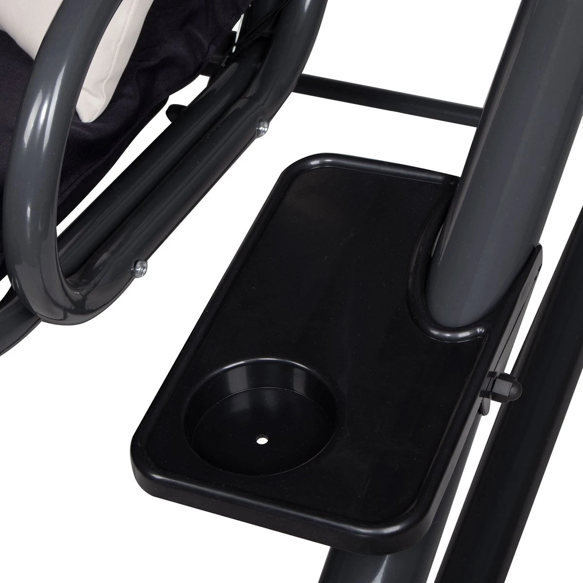 Springos Schommelbank | Linda-Schommel | 3-zits | Waterafstotend | Inclusief 2 Kussens | Verstelbare Luifel | 162 X 200 X 120 Cm | Zwart 2 Springos Schommelbank | Linda-Schommel | 3-zits | Waterafstotend | Inclusief 2 Kussens | Verstelbare Luifel | 162 X 200 X 120 Cm | Zwart - Afbeelding 2