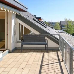 Relaxdays Tuinbank Met Kussen - 2 Zits Buitenbank Metaal - Balkonbank Kunststof - Voortuin -Tuinmeubel Winkel 1200x1200 151