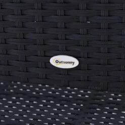 Outsunny Polyrotan Tuinbank 2-zits Parkbank Bank Staal Zwart 867-022 18 Outsunny Polyrotan Tuinbank 2-zits Parkbank Bank Staal Zwart 867-022 -Tuinmeubel Winkel 1200x1200 205