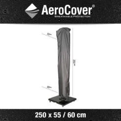AeroCover Parasolhoes - Zweef Parasols - Grijs - 250x55 Cm (HxB) -Tuinmeubel Winkel 1200x1200 30