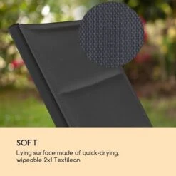 Blumfeldt Limala Tuinstoel - Ligstoel - Relaxstoel - Rugleuning In 6 Standen Verstelbaar - 2 Vielen - Draagkracht: Max. 150 Kg -Tuinmeubel Winkel 1200x1200 349