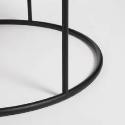 Mica Decorations Leandro Bijzettafel - Set Van 2 - H45 X Ø45 Cm - Zwart -Tuinmeubel Winkel 1200x1200 520