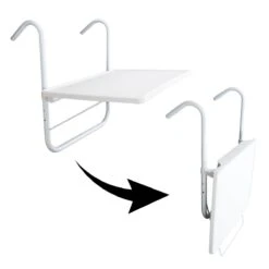 Luxe Inklapbare Balkontafel – 52 X 40 X 56cm – Wit – Hangend – Balkonbar – Balkontafels – Balkontafeltje – Hangtafel Balkon – Balcony Table – Voor Aan Het Balkon – Ophangbaar – Opklapbaar – Tafel – Inklapbaar – Buiten – Tafeltje – Klaptafel 13 Luxe Inklapbare Balkontafel – 52 X 40 X 56cm – Wit – Hangend – Balkonbar – Balkontafels – Balkontafeltje – Hangtafel Balkon – Balcony Table – Voor Aan Het Balkon – Ophangbaar – Opklapbaar – Tafel – Inklapbaar – Buiten – Tafeltje – Klaptafel -Tuinmeubel Winkel 1200x1200 605