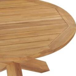 VidaXL Tuintafel Ø110x75 Cm Massief Teakhout -Tuinmeubel Winkel 1200x1200 608