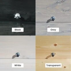 GoudmetHout Inklapbare Balkontafel - Balkonbar - Balkon Tafel - 99 Cm - Hout - Transparant Wash - Reling Smal -Tuinmeubel Winkel 1200x1200 638