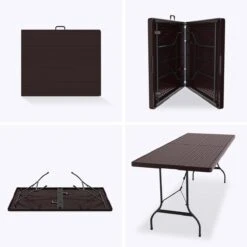 LifeGoods Klaptafel - Inklapbaar - 180 Cm - 6 Tot 8 Personen - Bruin 18 LifeGoods Klaptafel - Inklapbaar - 180 Cm - 6 Tot 8 Personen - Bruin -Tuinmeubel Winkel 1200x1200 661