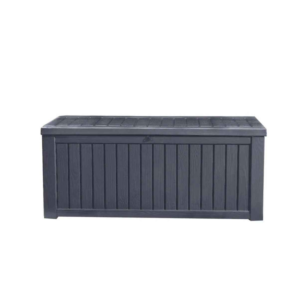 Keter Rockwood Opbergbox - 570L - 155x72,4x64,4cm - Grafiet 2 Keter Rockwood Opbergbox - 570L - 155x72,4x64,4cm - Grafiet - Afbeelding 2