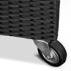 Casaria Wicker Opbergbox - Waterdicht 121,5cm Met Wielen - Grijs -Tuinmeubel Winkel 1200x1200 734