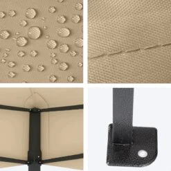 LifeGoods Partytent - 3x4.5 M - Zijwanden - Easy Up - Opvouwbaar - Waterdicht - Draagtas Met Wieltjes - Beige 15 LifeGoods Partytent - 3x4.5 M - Zijwanden - Easy Up - Opvouwbaar - Waterdicht - Draagtas Met Wieltjes - Beige -Tuinmeubel Winkel 1200x1200 815