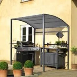 Merkloos Barbecue Overkapping Afm. 233 X 145 Cm Zwart -Tuinmeubel Winkel 1200x1200 857
