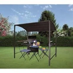 Merkloos Barbecue Overkapping Afm. 233 X 145 Cm Zwart -Tuinmeubel Winkel 1200x1200 858